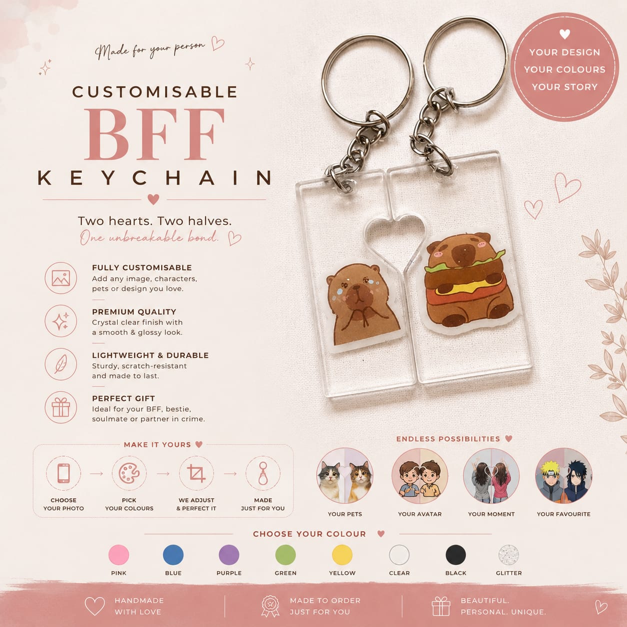 bff keychain