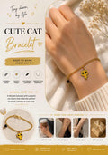 cat charm bracelet